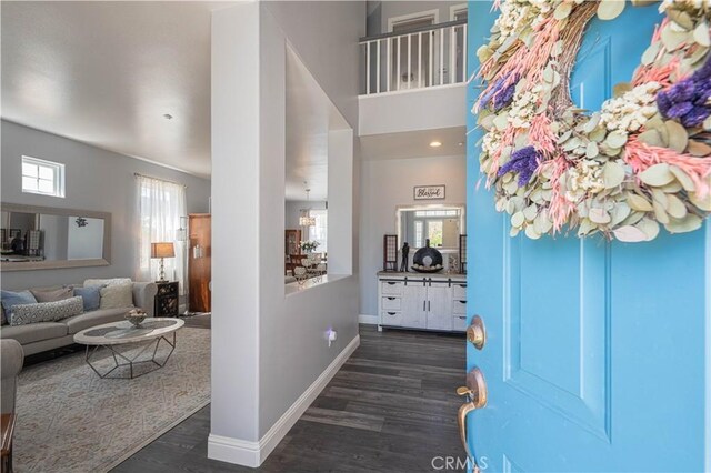 429 Tudor Way, Salinas, CA 93906 - entryway featuring dark wood-type flooring and baseboards