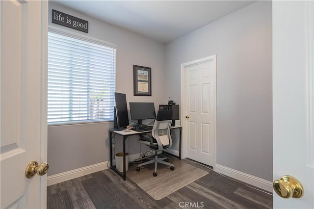 429 Tudor Way, Salinas, CA 93906 - office space featuring dark wood-style flooring and baseboards