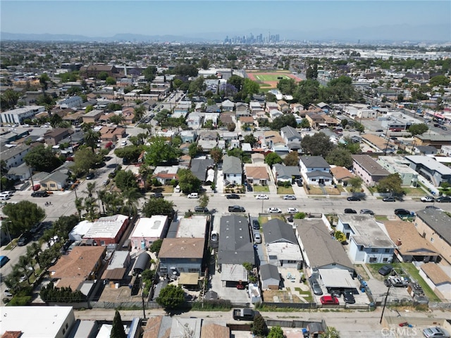 413 E 81st St, Los Angeles, CA 90003 - aerial overview of property's location featuring nearby suburban area