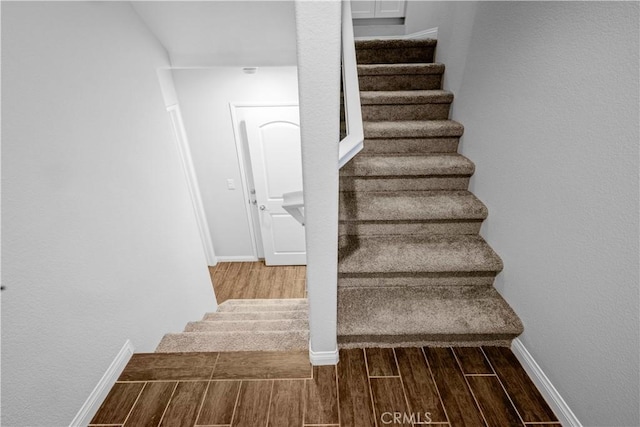 4617 Alekona Ct, Cypress, CA 90630 - stairway featuring wood finished floors