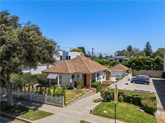 4180 Tujunga Ave, Studio City, CA 91604 - single story home featuring roof with shingles and stucco siding
