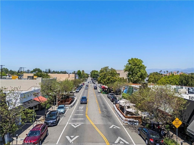 4180 Tujunga Ave, Studio City, CA 91604 - view of asphalt road with traffic signs
