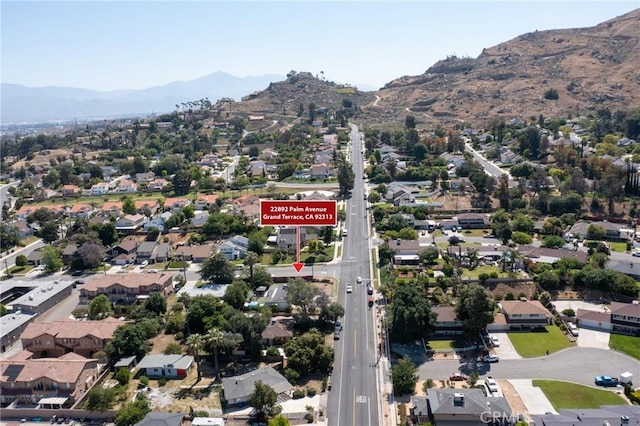 22892 Palm Ave, Grand Terrace, CA 92313 - view of property location with mountains and nearby suburban area