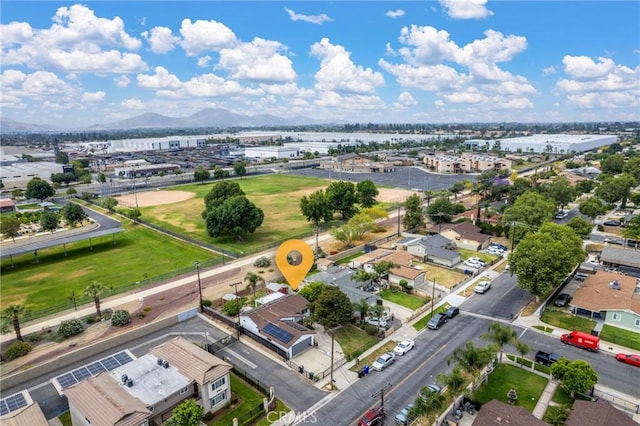 1089 W 2nd St, Rialto, CA 92376 - drone / aerial view of a mountainous background