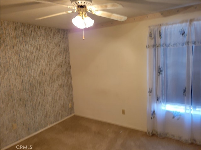 2368 Beechwood Way, Madera, CA 93637 - unfurnished room with carpet flooring and a ceiling fan