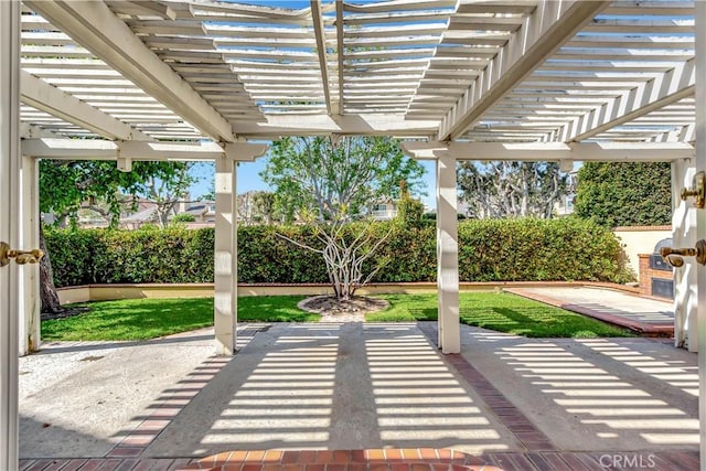 19371 Woodlands Dr, Huntington Beach, CA 92648 - view of patio / terrace featuring a pergola