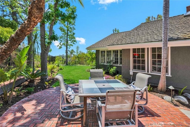 1821 Overview Cir, North Tustin, CA 92705 - view of patio / terrace with outdoor dining area