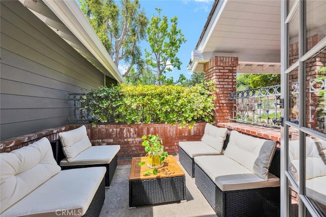 1821 Overview Cir, North Tustin, CA 92705 - view of patio with an outdoor hangout area