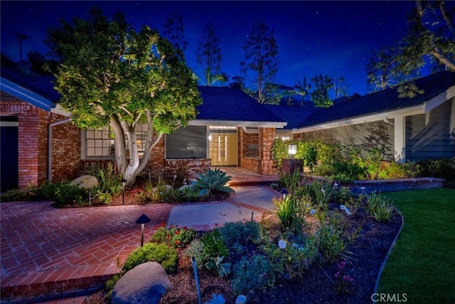 1821 Overview Cir, North Tustin, CA 92705 - view of front of home with brick siding