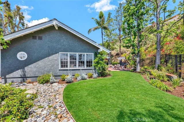 1821 Overview Cir, North Tustin, CA 92705 - back of house with stucco siding