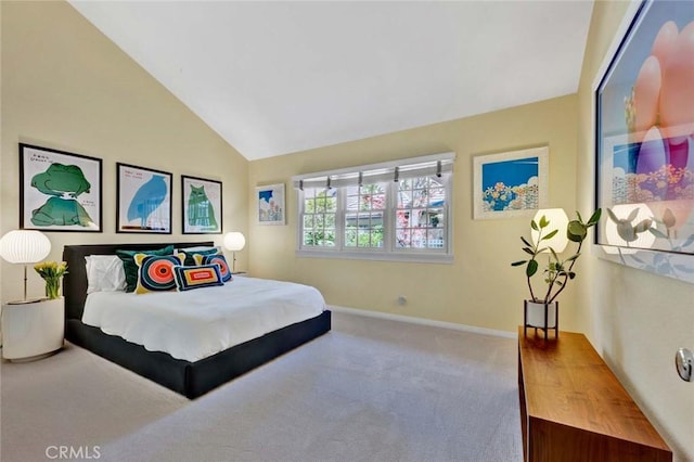 1821 Overview Cir, North Tustin, CA 92705 - carpeted bedroom with vaulted ceiling and baseboards