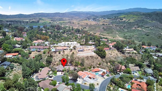 1821 Overview Cir, North Tustin, CA 92705 - view of property location featuring a mountainous background and nearby suburban area