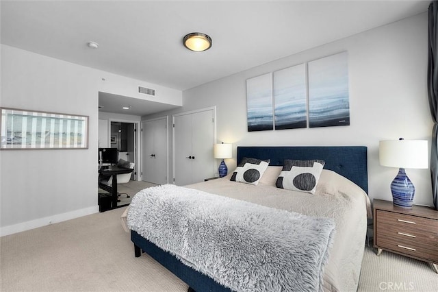 400 W Ocean Blvd Unit 605, Long Beach, CA 90802 - bedroom featuring carpet, an office area, and baseboards