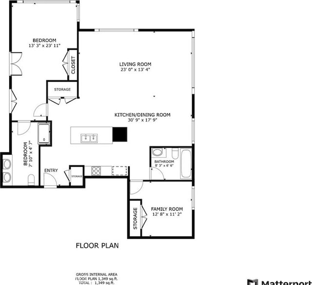 400 W Ocean Blvd Unit 605, Long Beach, CA 90802 - room layout