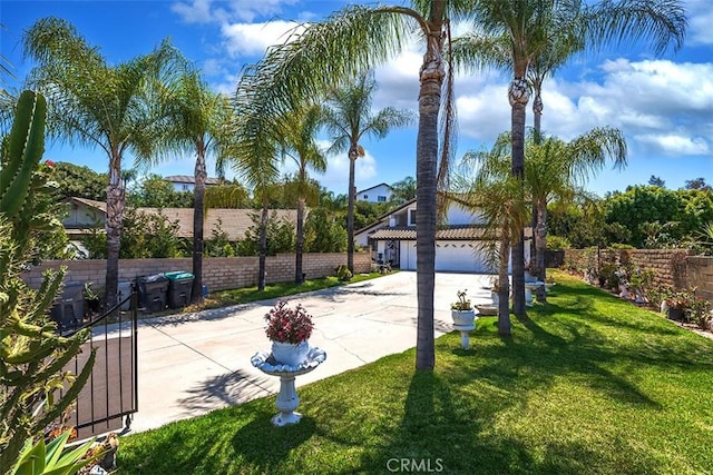1250 Kinglake Dr, Diamond Bar, CA 91789 - view of front of home with concrete driveway and an attached garage