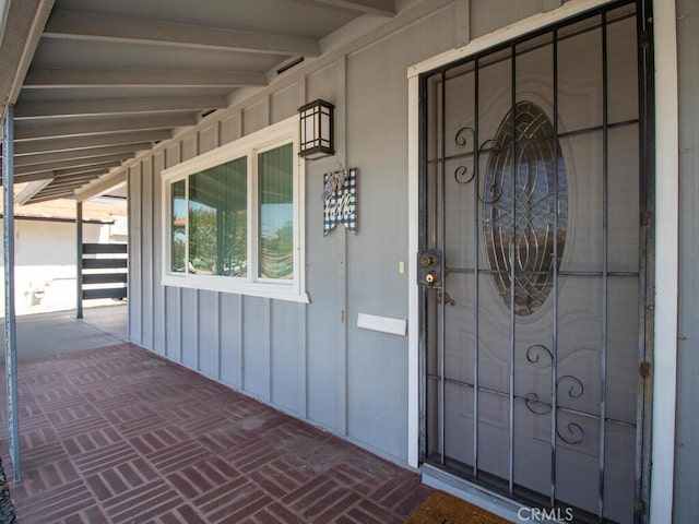 29412 Carmel Rd, Menifee, CA 92586 - property entrance with a porch
