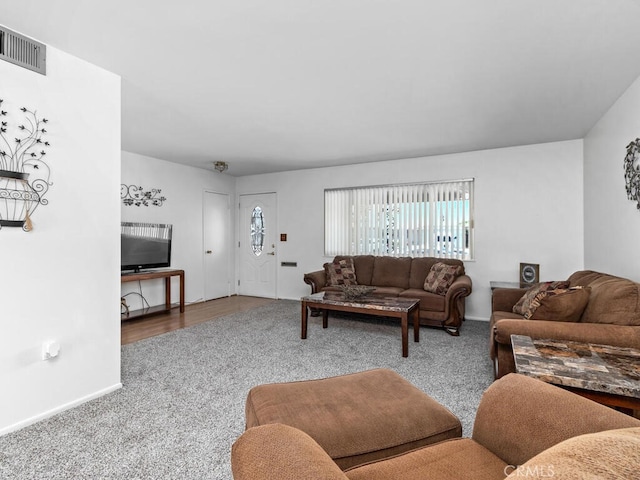 29412 Carmel Rd, Menifee, CA 92586 - living room with carpet flooring, plenty of natural light, and baseboards