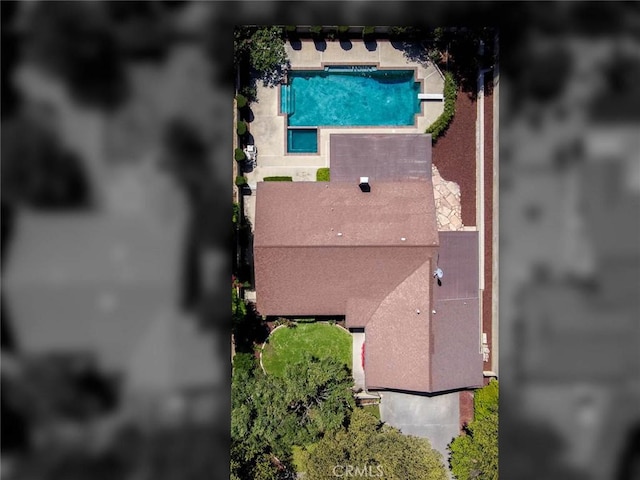 1919 Austin Ct, Claremont, CA 91711 - bird's eye view of a pool area