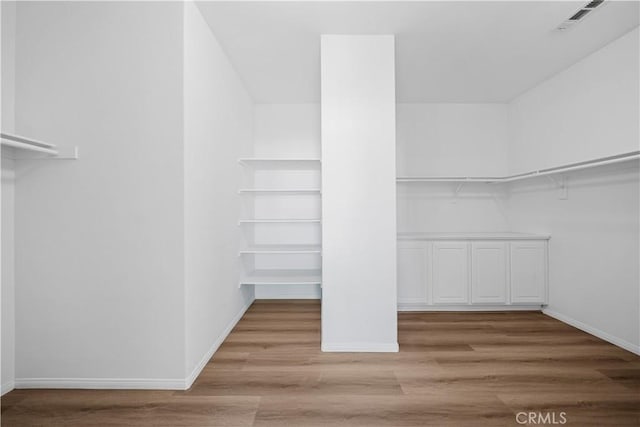 7626 Soaring Bird Ct, Eastvale, CA 92880 - walk in closet featuring light wood finished floors