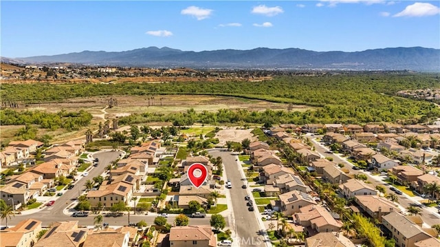7626 Soaring Bird Ct, Eastvale, CA 92880 - aerial perspective of suburban area featuring mountains