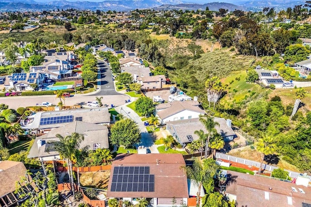 2548 Katherine Ct, El Cajon, CA 92020 - aerial perspective of suburban area with mountains