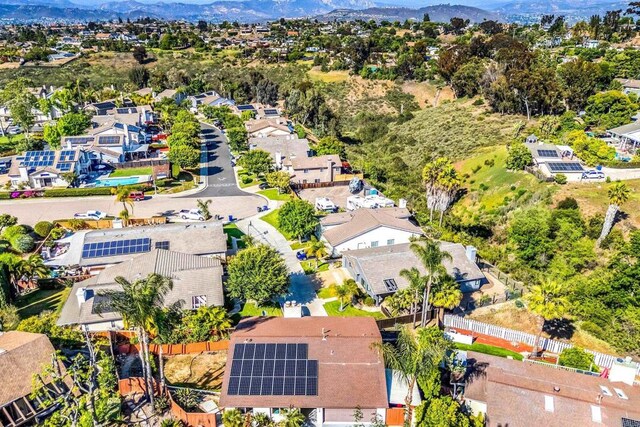 2548 Katherine Ct, El Cajon, CA 92020 - aerial perspective of suburban area with mountains