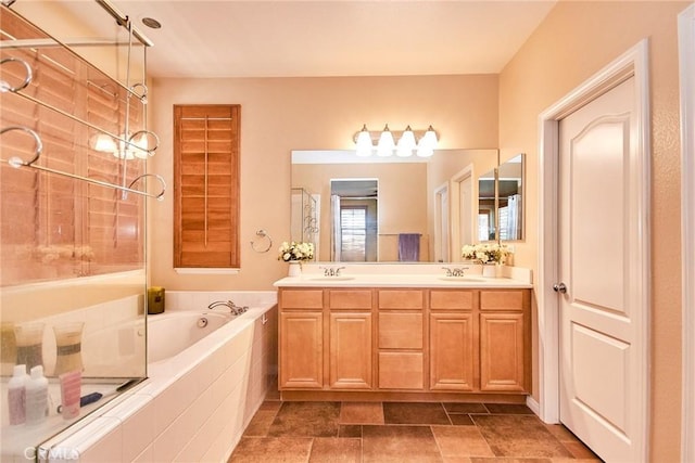 12430 Split Rein Dr, Rancho Cucamonga, CA 91739 - full bath featuring a bath and double vanity