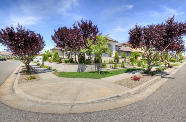 2096 E Olympic Ave, Fresno, CA 93730 - view of property hidden behind natural elements with stucco siding