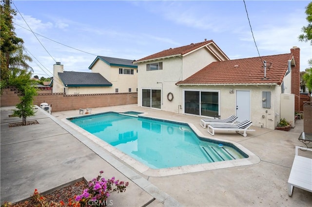 20619 Entradero Ave, Torrance, CA 90503 - view of swimming pool with a fenced backyard and a patio area
