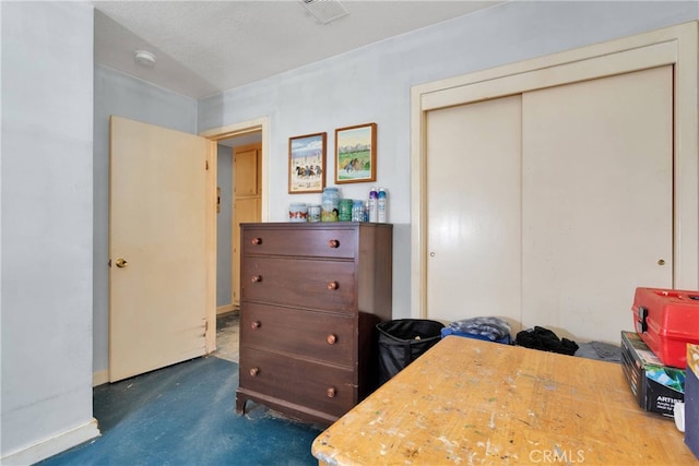 5635 Honeyhill Rd Unit A & B, Oak Hills, CA 92344 - bedroom with a closet and finished concrete floors