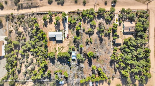 5635 Honeyhill Rd Unit A & B, Oak Hills, CA 92344 - overview of rural landscape featuring property boundaries highlighted