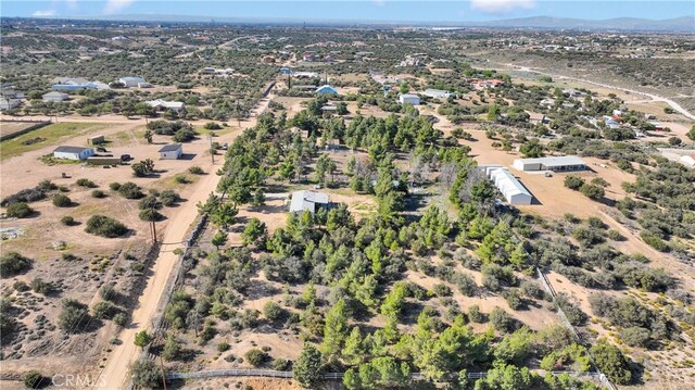 5635 Honeyhill Rd Unit A & B, Oak Hills, CA 92344 - aerial view of property's location with rural landscape and a mountain backdrop