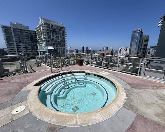 1080 Park Blvd Unit 1514, San Diego, CA 92101 - view of pool featuring a view of city and a community hot tub