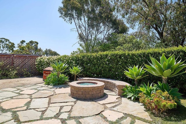 723 Fresca Ct, Solana Beach, CA 92075 - view of patio / terrace with a fire pit