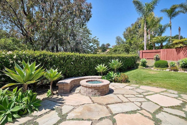 723 Fresca Ct, Solana Beach, CA 92075 - view of patio / terrace featuring a fire pit