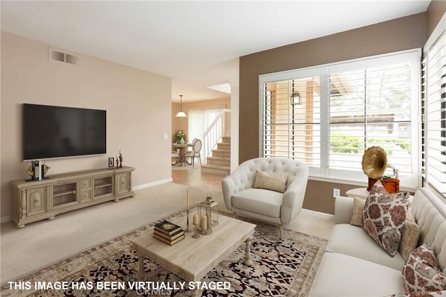 2150 Cheyenne Way Unit 165, Fullerton, CA 92833 - living area with baseboards and light colored carpet