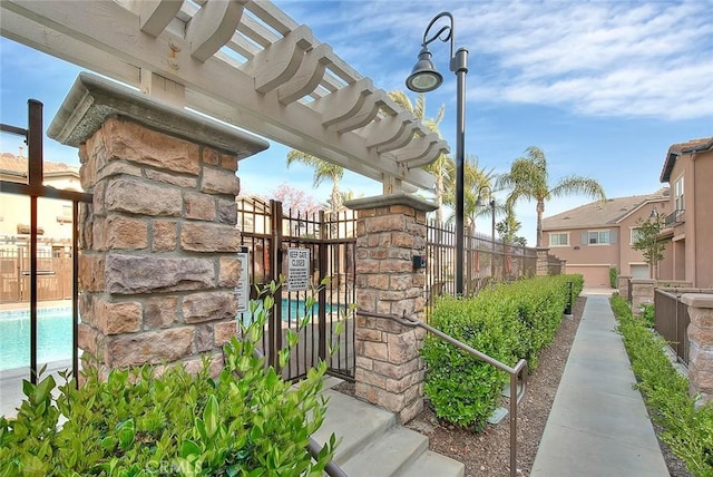 1080 Athens Way, Upland, CA 91786 - community sign featuring a gate