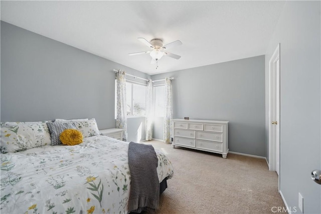 31484 Britton Cir, Temecula, CA 92591 - bedroom featuring carpet floors, a ceiling fan, and baseboards