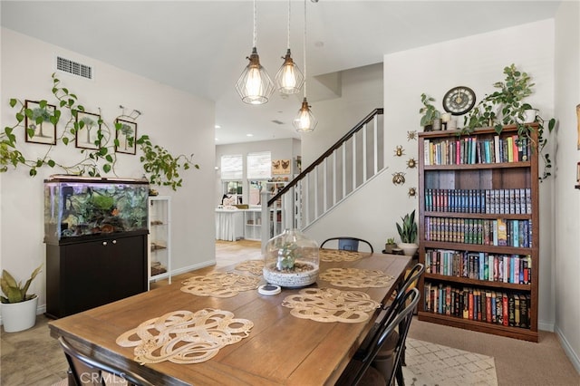 3245 Moss Landing Blvd, Oxnard, CA 93036 - dining space with stairs and baseboards