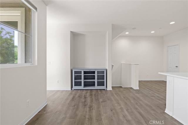 14856 Maple Ter, Panorama City, CA 91402 - unfurnished room featuring wood finished floors, recessed lighting, and baseboards