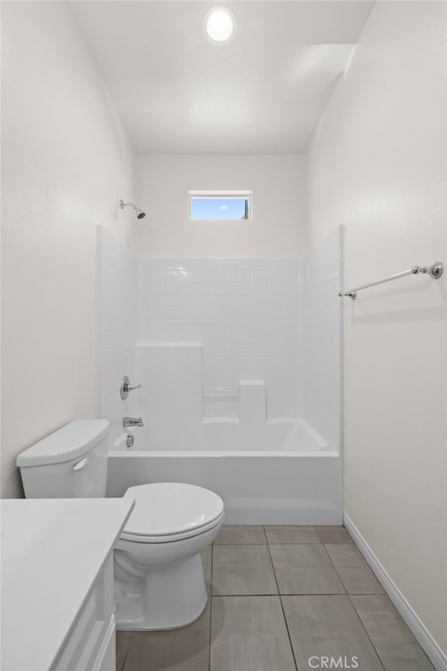 14856 Maple Ter, Panorama City, CA 91402 - full bath with toilet, vanity, shower / bath combination, and tile patterned floors