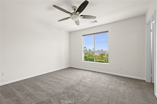 14856 Maple Ter, Panorama City, CA 91402 - unfurnished bedroom with carpet floors, baseboards, and a ceiling fan