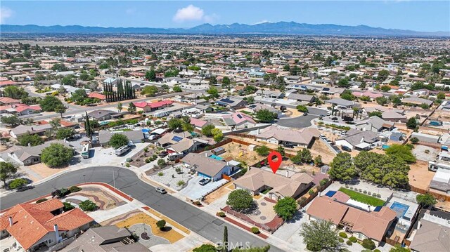 13950 High Falls Trl, Apple Valley, CA 92307 - aerial view of residential area featuring mountains