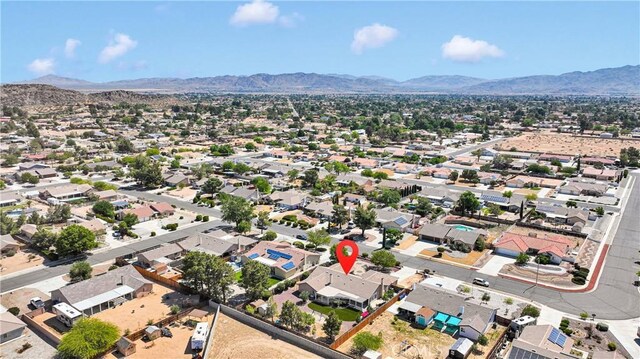 13950 High Falls Trl, Apple Valley, CA 92307 - aerial view of residential area with a mountain backdrop