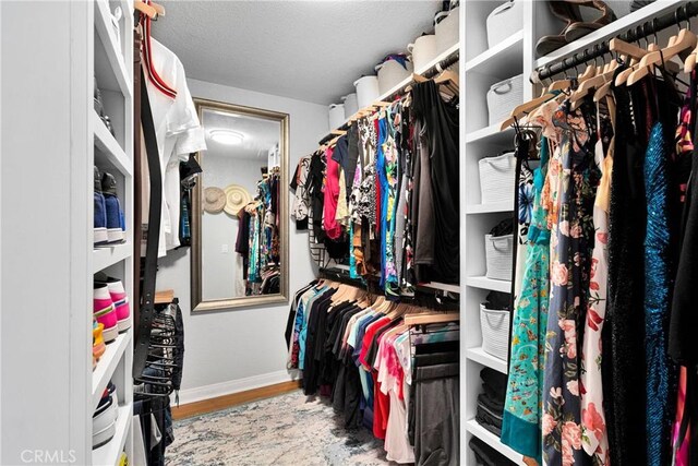 13950 High Falls Trl, Apple Valley, CA 92307 - walk in closet with wood finished floors