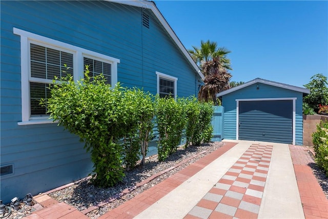 2125 256th St, Lomita, CA 90717 - view of home's exterior with an outbuilding, a garage, and driveway