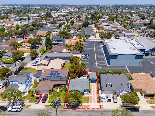 2125 256th St, Lomita, CA 90717 - aerial view of residential area featuring property parcel outlined