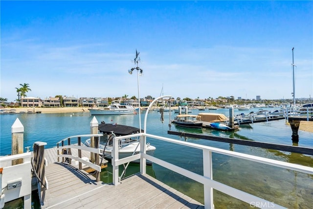 129 N Bay Front, Newport Beach, CA 92662 - dock area with a water view