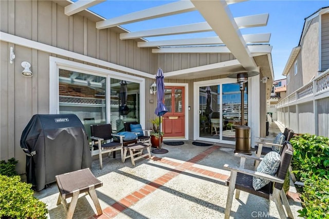129 N Bay Front, Newport Beach, CA 92662 - view of patio / terrace with a grill