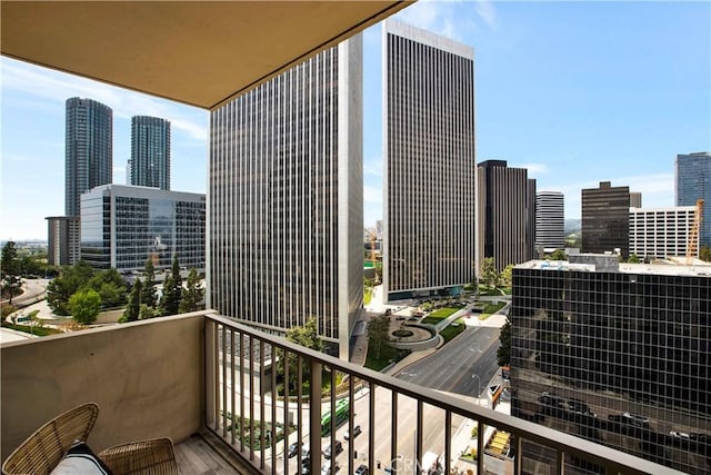 2160 Century Park E Unit 1512, Los Angeles, CA 90067 - balcony featuring a city view